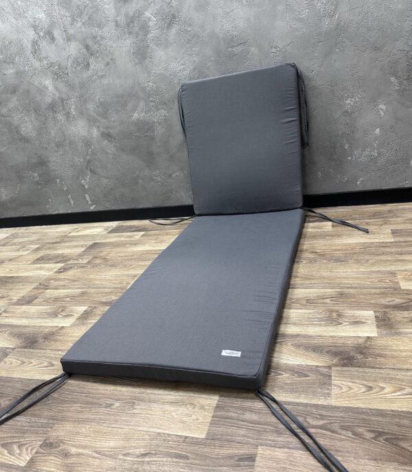 Матрас на шезлонг Comfort Home 60х120х70x5 см Grey
