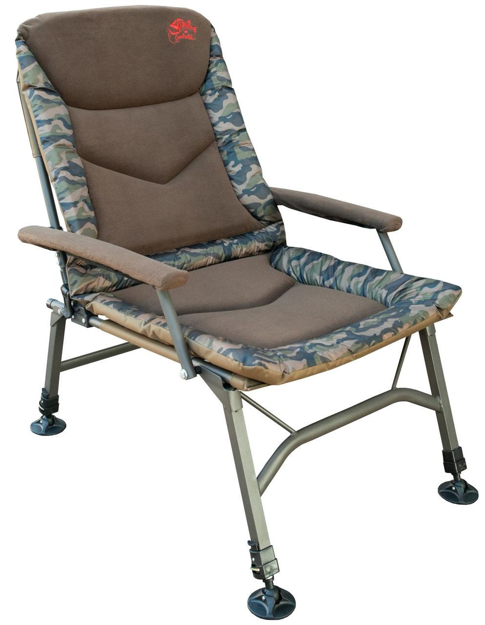 Крісло складане туристичне Tramp ROYAL Camo 66х60х106,5/113,5 см (TRF-071)