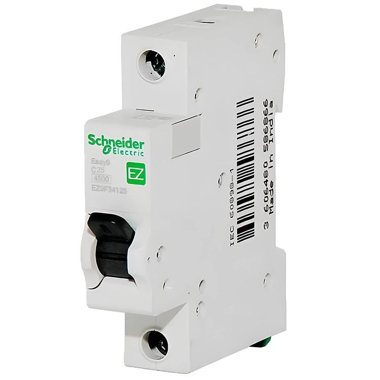 Автоматичний вимикач Schneider Electric EZ9 1p 25A C Easy9 (EZ9F34125)