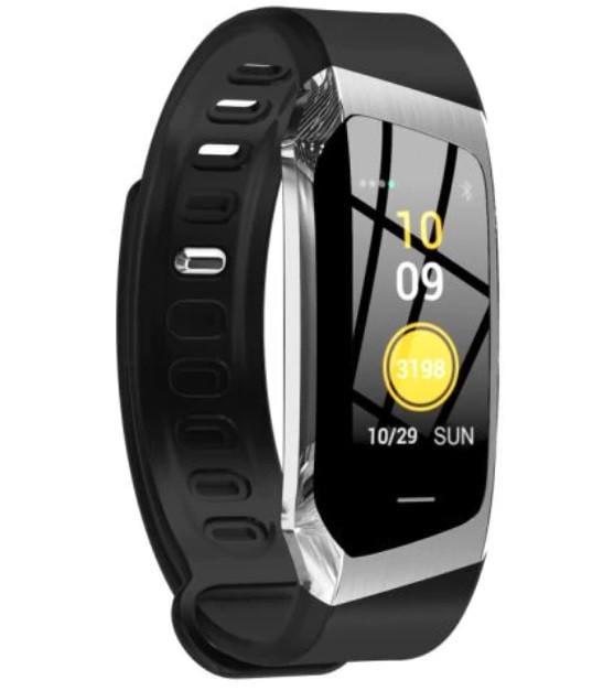 Смарт-браслет SUNROZ E18 0,96" IP67 Черный/Серебряный (SUN3319)