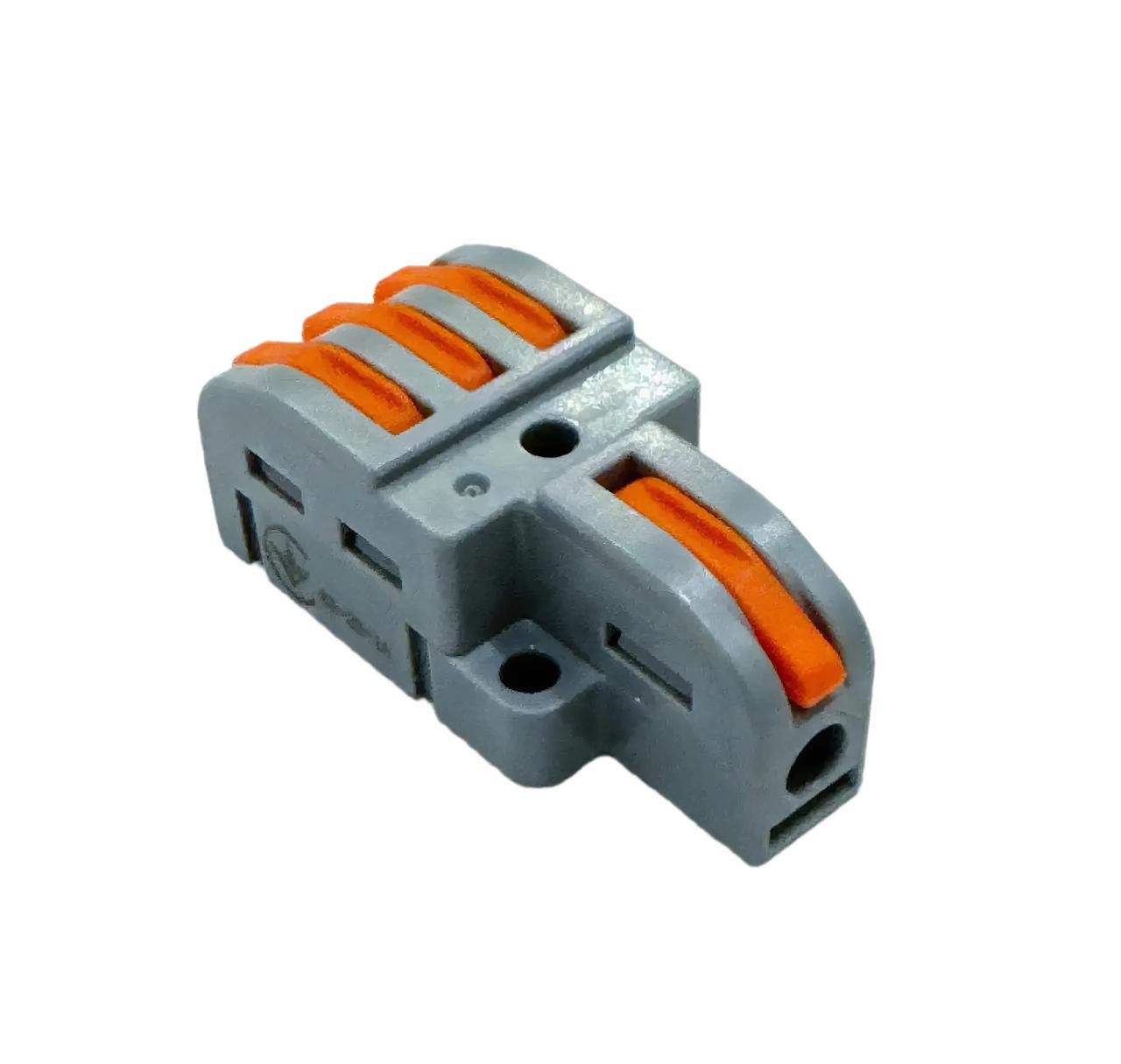 Клемма соединительная универсальная двухсторонняя 1/3 отверстий (2331948622) Клемма соединительная универсальная двухсторонняя 1/3 отверстий (2331948622)