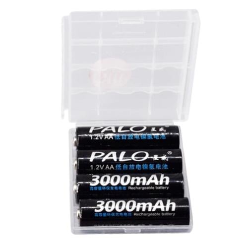 Аккумулятор AA 1.2В 3000 мАч 4 шт. Ni-MH PALO в боксе