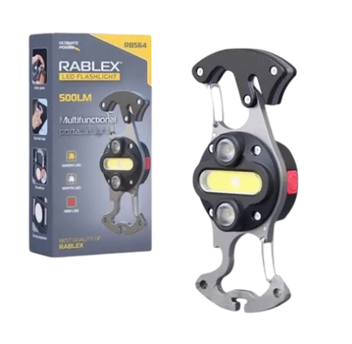 Ліхтарик багатофункціональний RABLEX RB-564 LED Білий/Жовтий/Червоний
