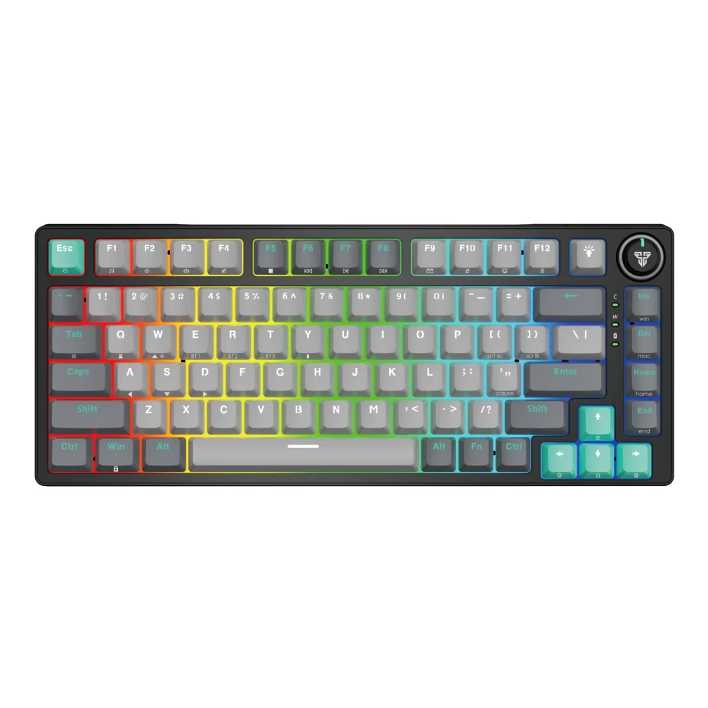 Клавіатура ігрова бездротова Fantech ATOM PRO83 MK913 MERCURY Red Switch Чорний (33165023)