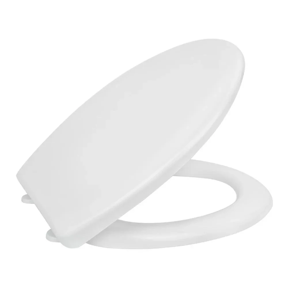 Сиденье для унитаза SoloPlast СУ-1М с крышкой и металлическим креплением полипропилен 372х425 мм (2638846008)