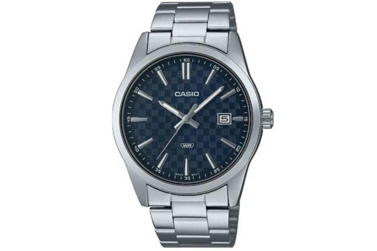 Наручные часы мужские Casio MTP-VD03D-2A d 41 мм Серебряный/Черный (2448147303)