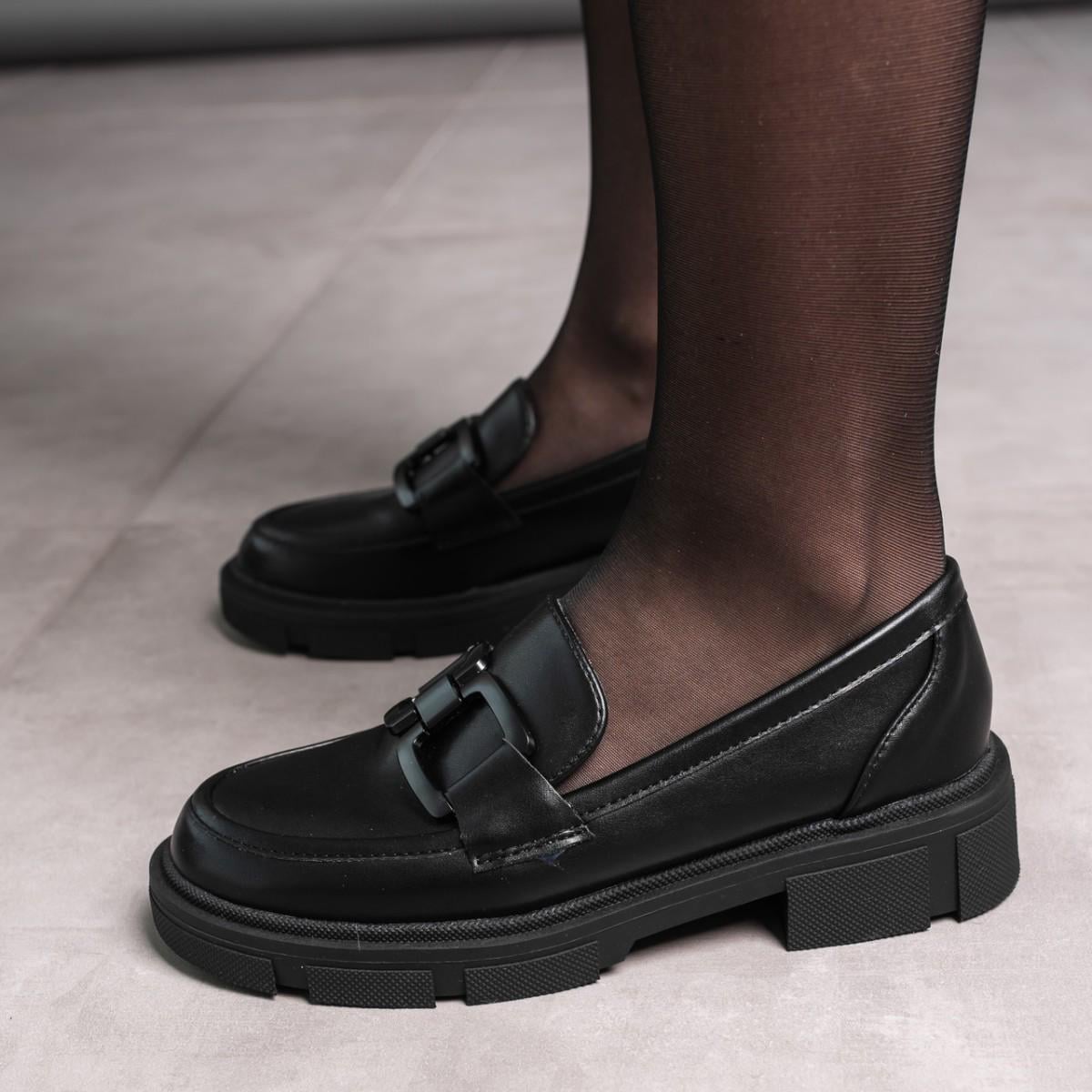 Броги женские Fashion р. 37 24 см Черный (3567)