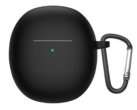 Чехол-накладка DK Silicone Candy Friendly с карабином для Vivo iQOO TWS Air Black