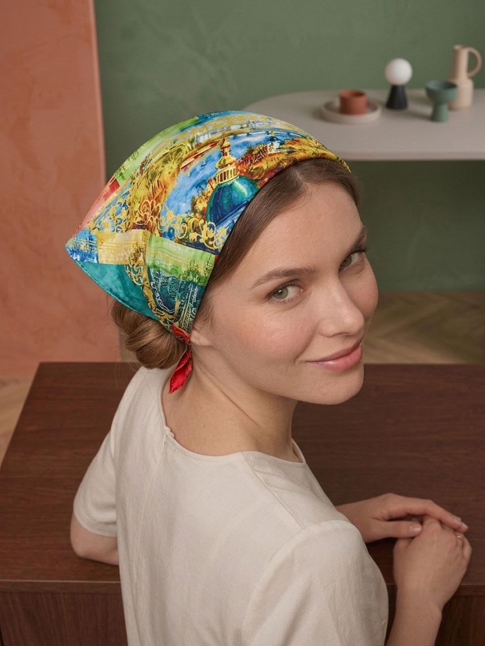Косинка дизайнерська My Scarf Мій Київ 70х70х100 см (36919152) Косинка дизайнерська My Scarf Мій Київ 70х70х100 см (36919152)