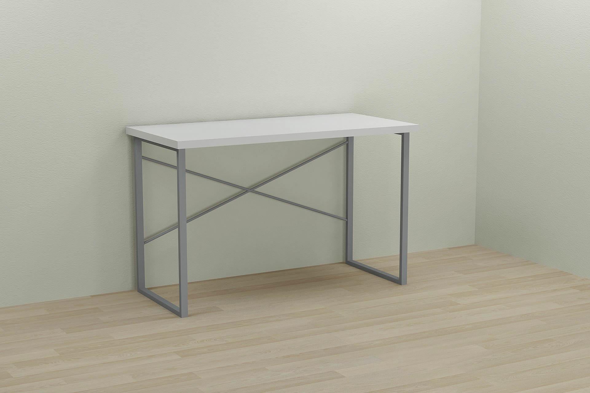 Компьютерный стол Ferrum-decor Дейв ДСП 32 мм 75x120x60 см Серый/Белый (FRD-102373)