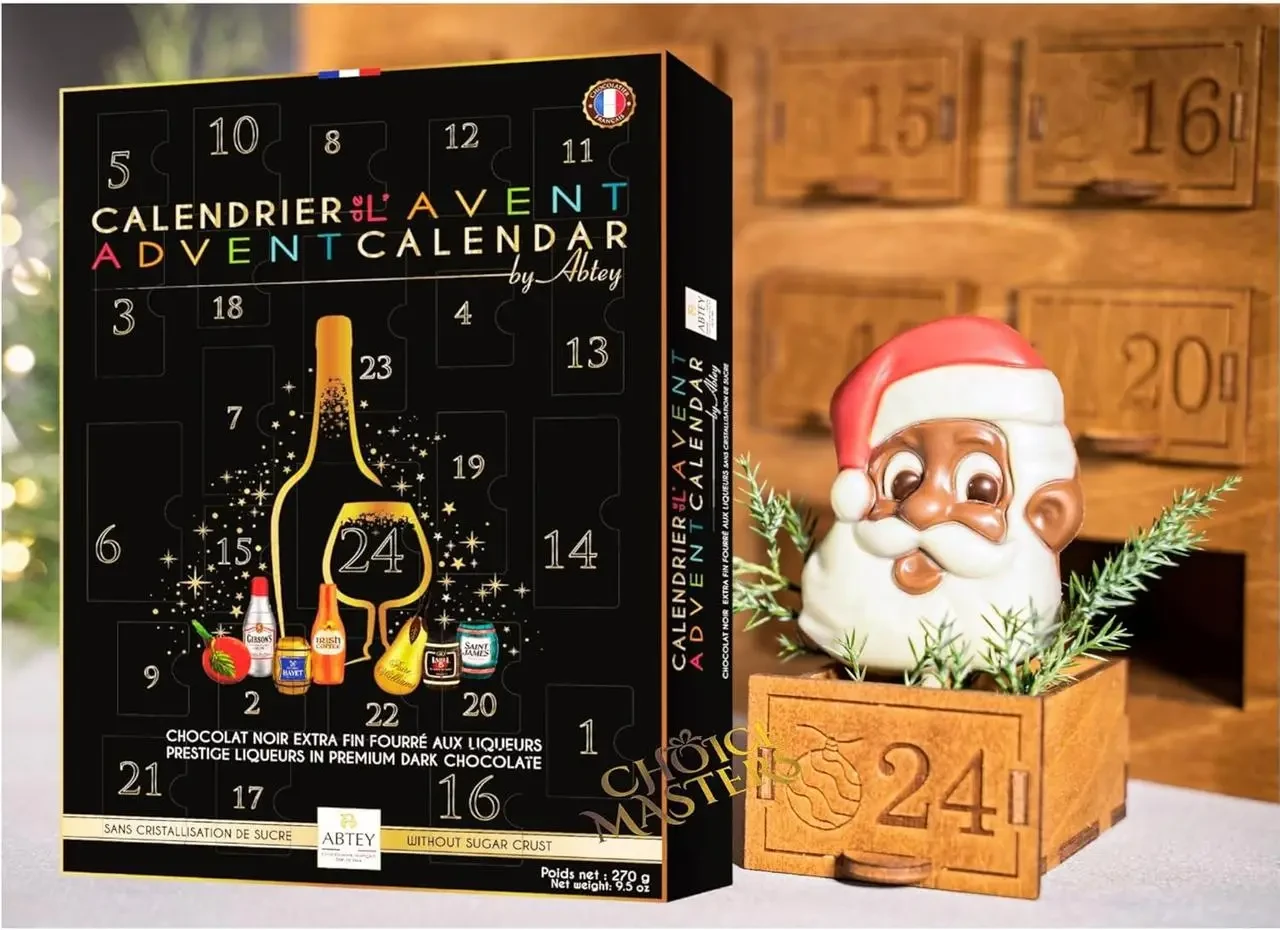 Адвент-календар Abtey Prestige Chocolate Liqueur Selection Christmas Advent 270 г (2801381877) - фото 2 Адвент-календар Abtey Prestige Chocolate Liqueur Selection Christmas Advent 270 г (2801381877) - фото 2
