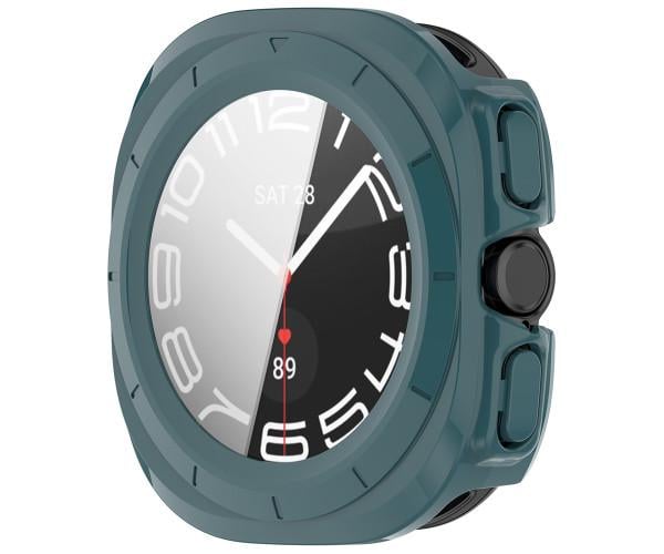 Чехол с защитным стеклом Protective Cover with Glass для Samsung Galaxy Watch Ultra 47 мм Темно-синий