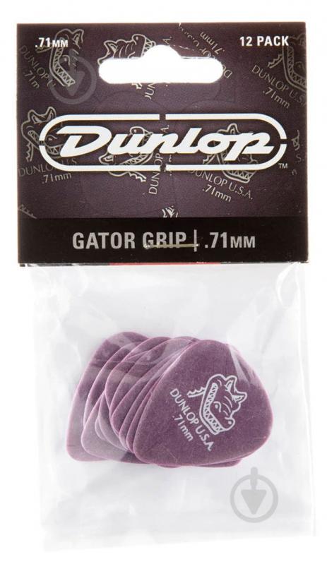 Медіатори Dunlop 417P.71 Gator Grip Player Pack 0.71 mm (12 шт.)