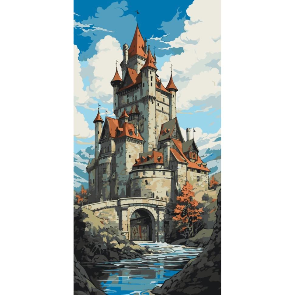 Картина по номерам ART CRAFT Сказочный замок 40x80 см (11067-AC)