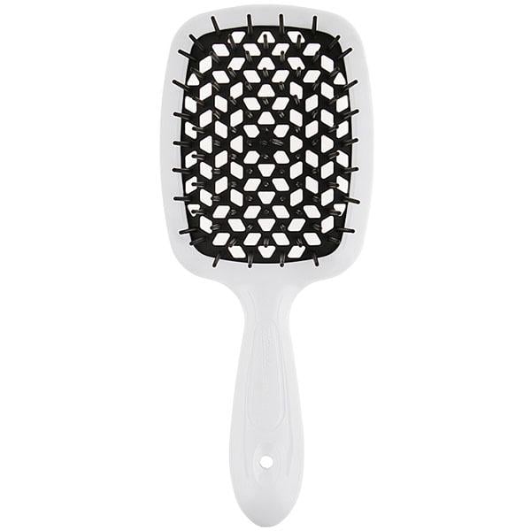 Щітка для волосся JANEKE Superbrush 20х8 см Білий з чорним