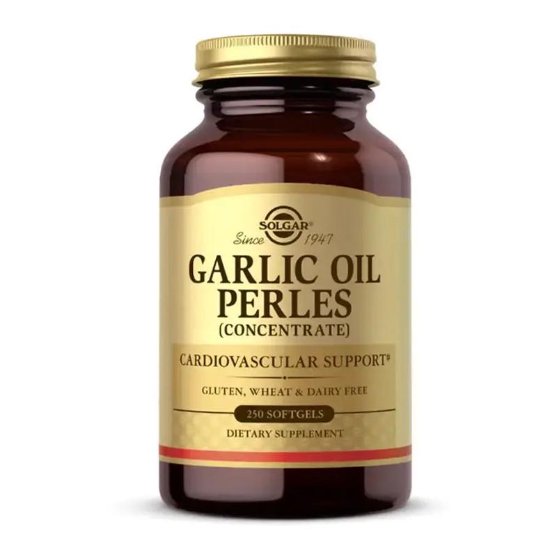 Часникова олія Solgar Garlic Oil Perles 250 капс. (18027-01)