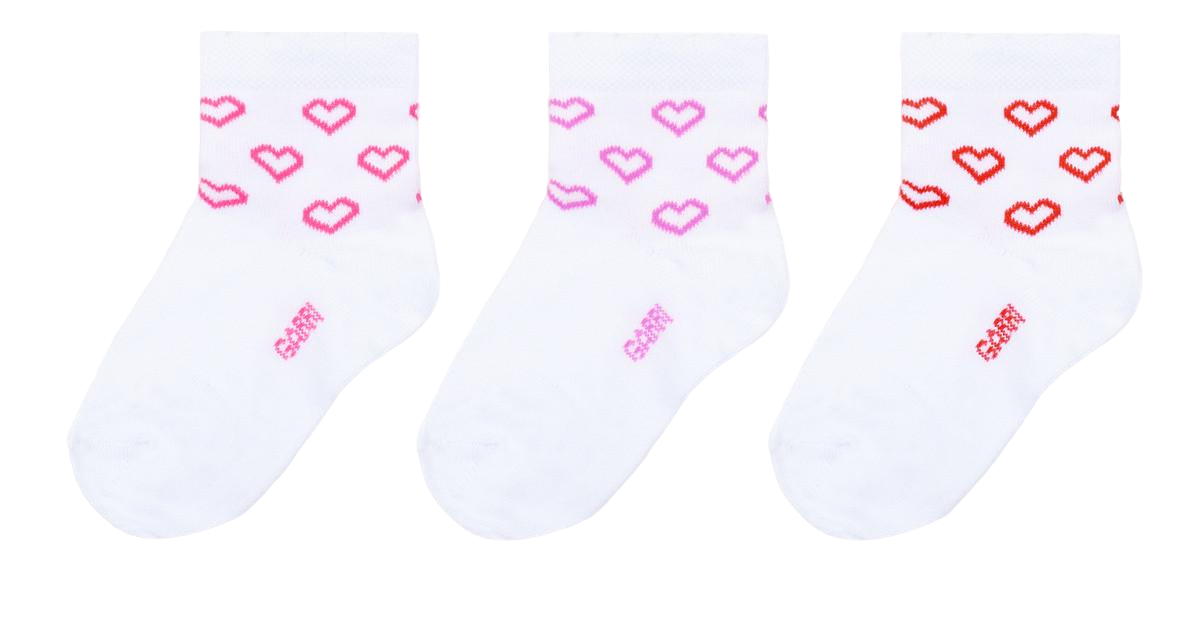 Носки детские хлопковые демисезонные для девочек Gabbi NSD-189 р. 8-10 6 пар (90189)