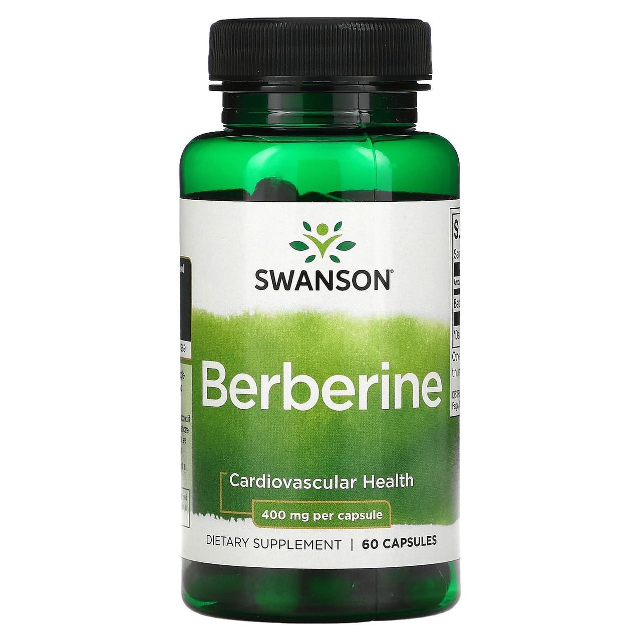 Берберин Swanson Berberine 400 мг 60 капс. (2296902205)
