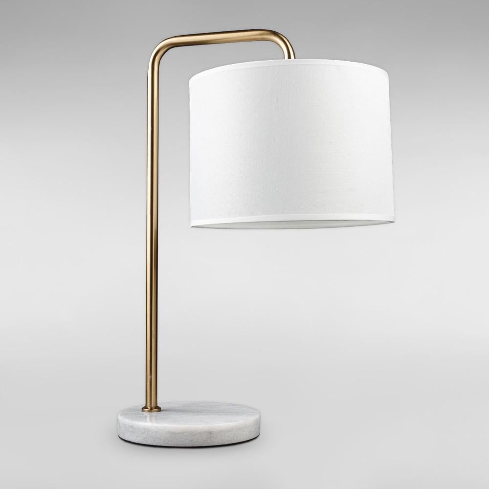 Лампа настольная Light House DL-18889/1T Белый/Латунь/Белый