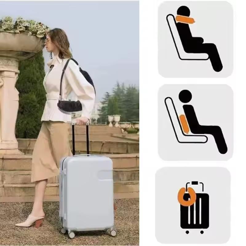 Подушка-сумка под шею с отделением для вещей - фото 5