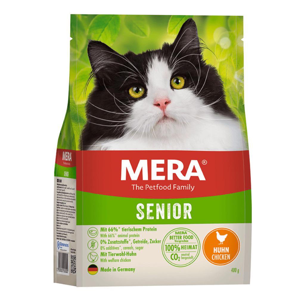 Корм сухой MERA Cats Senior Chicken з куркою для літніх котів 400 г (4025877388149)