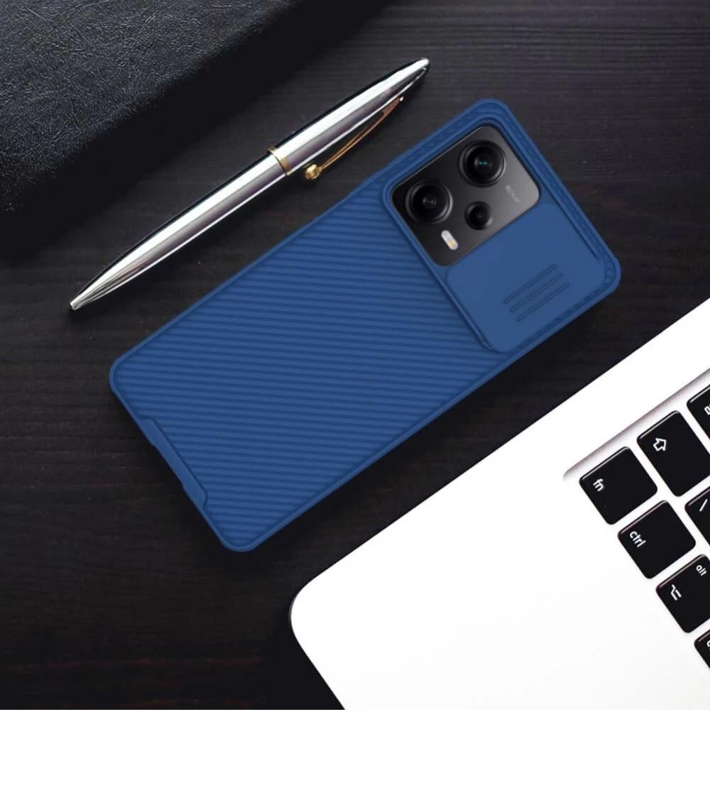 Чехол бампер Nillkin CamShield Pro Case для Xiaomi Redmi Note 12 Pro 5G / POCO X5 Pro 5G Blue - фото 4