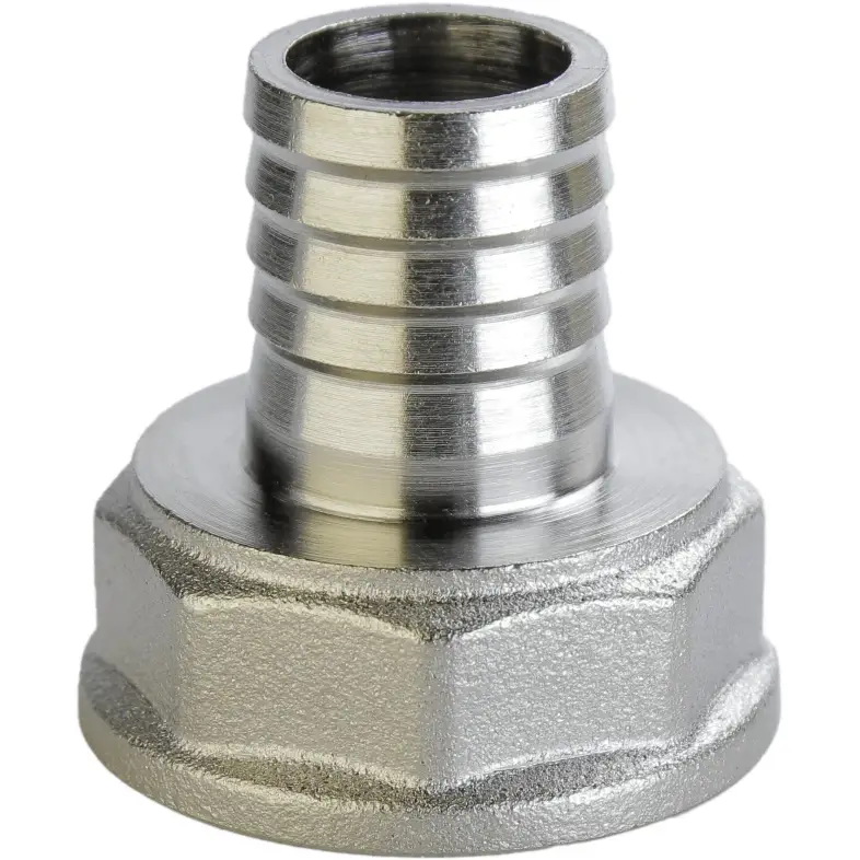 Штуцер никелированный штампованный 1″ ВРх20 мм (А2067Анк VA) Штуцер никелированный штампованный 1″ ВРх20 мм (А2067Анк VA)