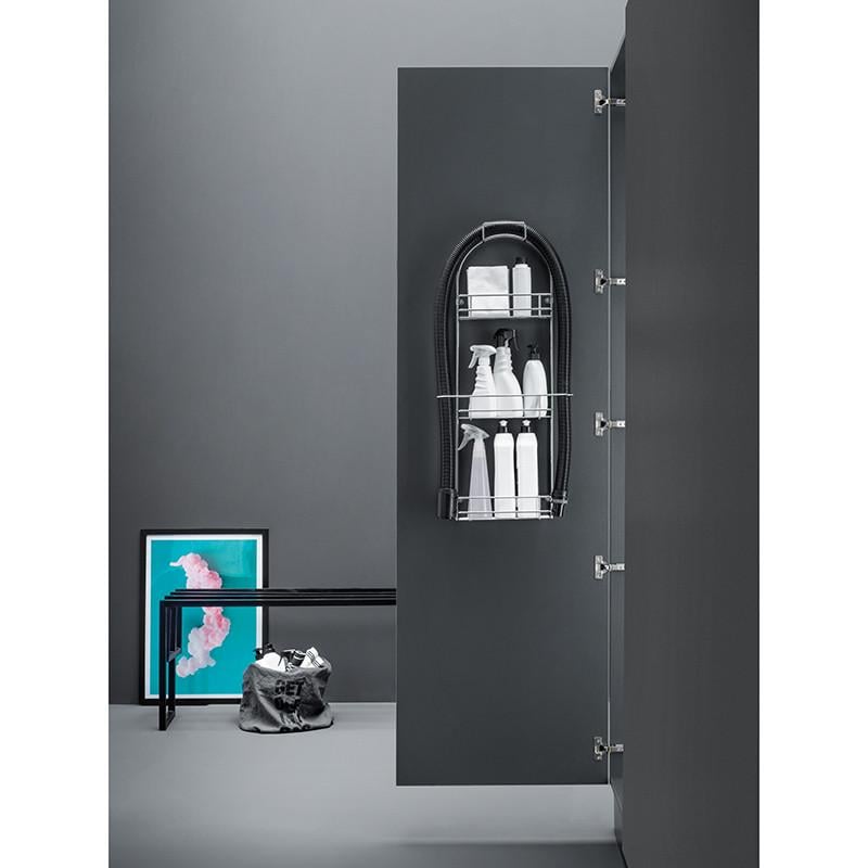 Полка для бытовой химии и пылесоса Vibo 377х825х102 мм Хром (159461) - фото 3