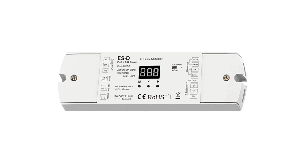 Контроллер LED LEDUA ES-D лестничного освещения с PIR-датчиком (17511) Контроллер LED LEDUA ES-D лестничного освещения с PIR-датчиком (17511)