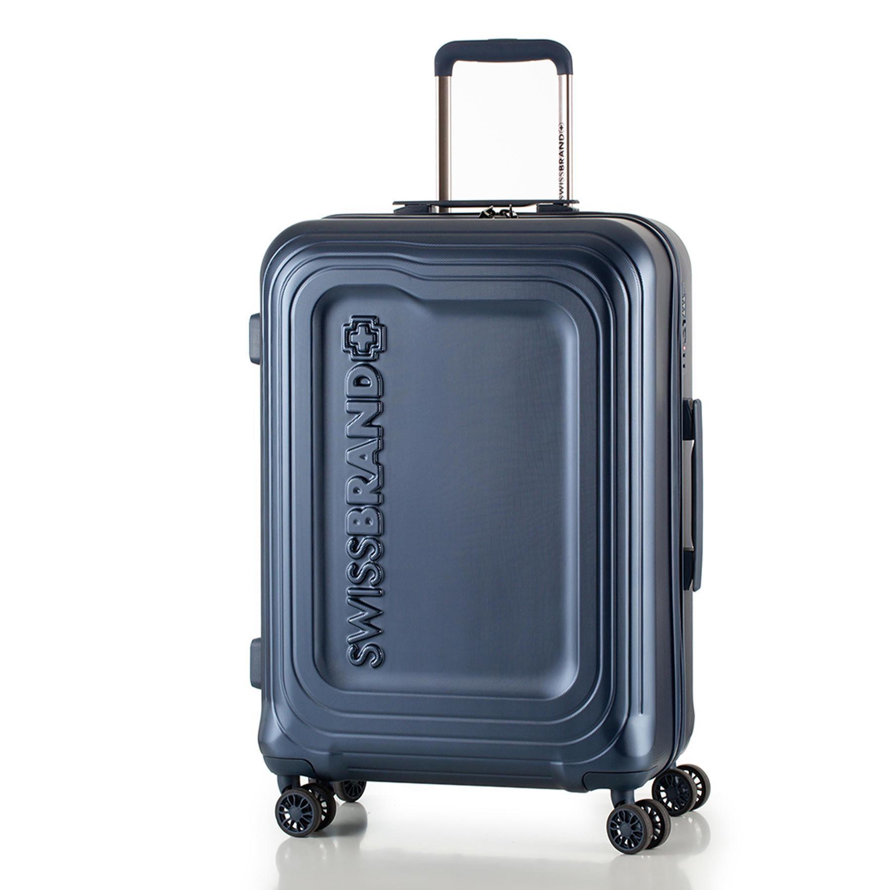 Чемодан Swissbrand London M Navy (SWB_LHLON603M)