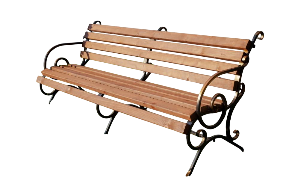 Лавка садовая Kompred OLkc-008/1 Буковелька 2000 мм труба 20х20 мм на 3х опорах/болтовая сборка (2626352989)