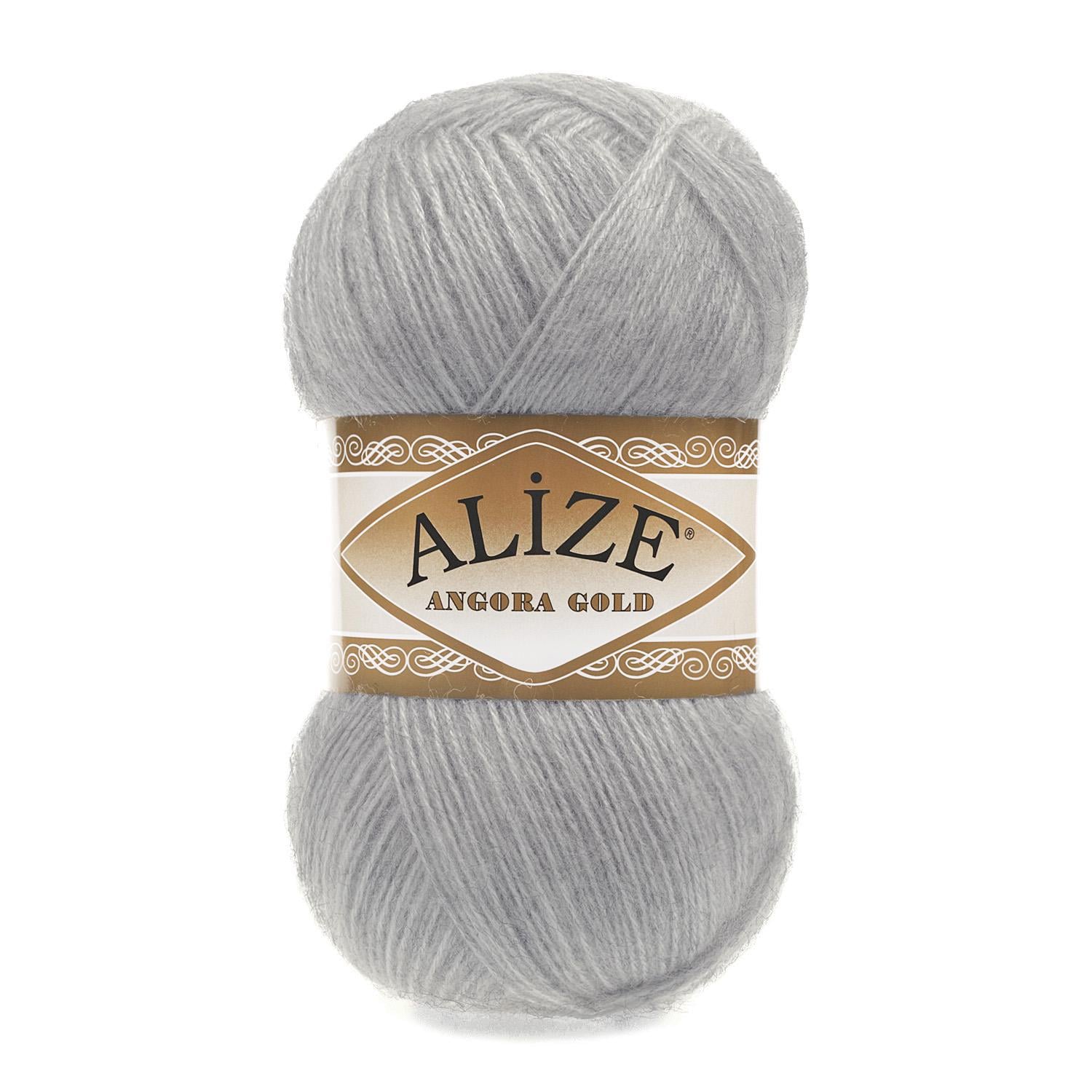 Пряжа Alize Angora Gold 21 Серый (6270)