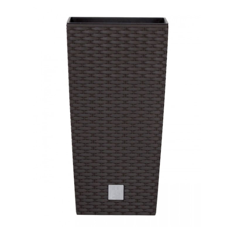 Горшок для цветов Prosperplast Rato высокий со вставкой Н-55 см Коричневый (79580-440)