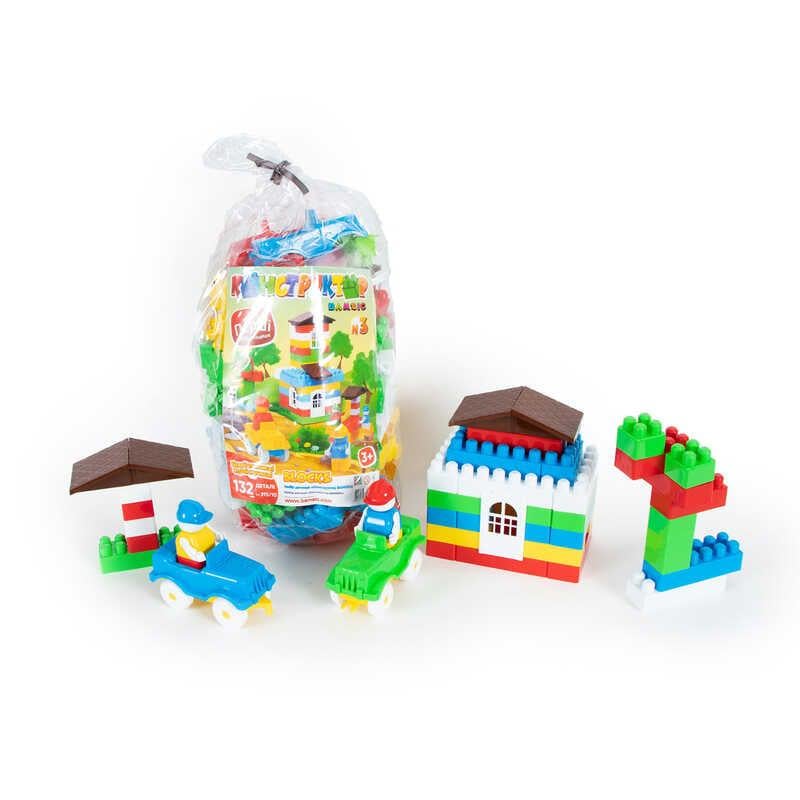 Набор детский Конструктор Bamsic №3 115/10 132 детали 17x17x50 см (94849) Набор детский Конструктор Bamsic №3 115/10 132 детали 17x17x50 см (94849)