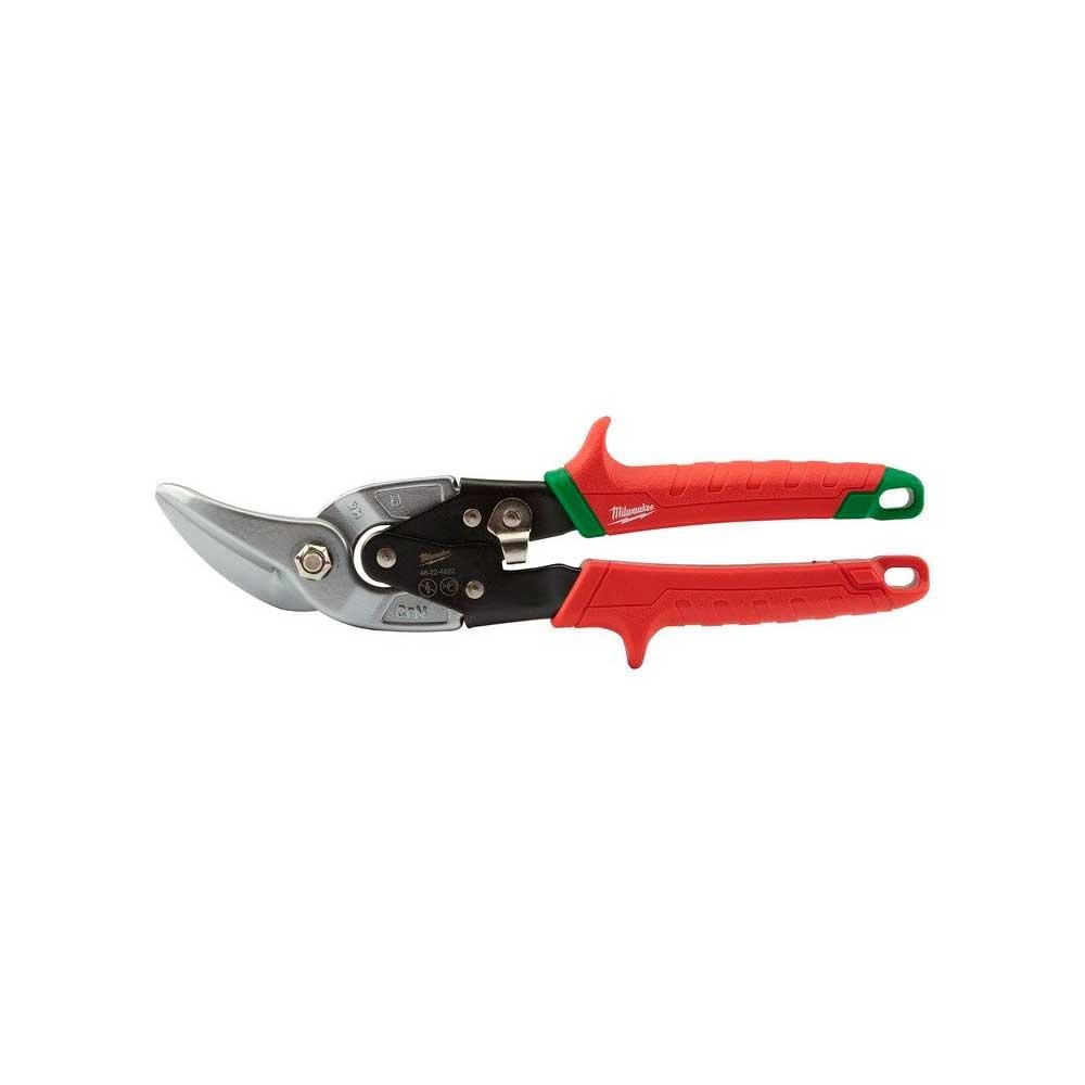 Ножницы по металлу Milwaukee Long Cut Straight Aviation Snips правый рез 260 мм (48224520)