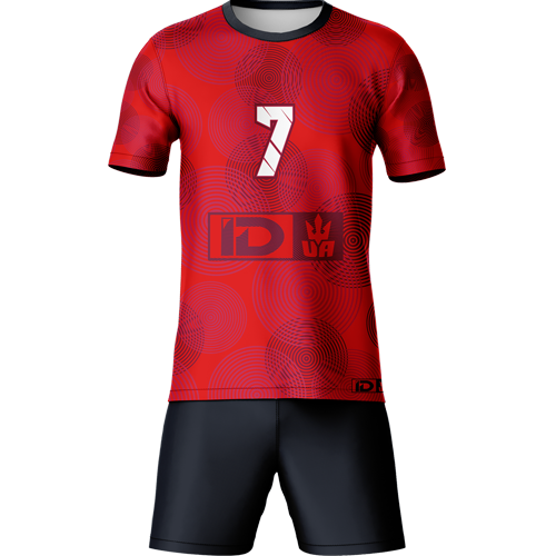 Волейбольна форма чоловіча IDSport М Червоний/Чорний (04121237)