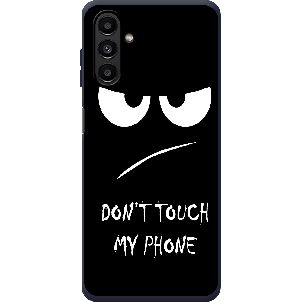 Чехол BoxFace Samsung Galaxy A13 (A136) Don't Touch my Phone Синий силикон (44113-up535-44167)