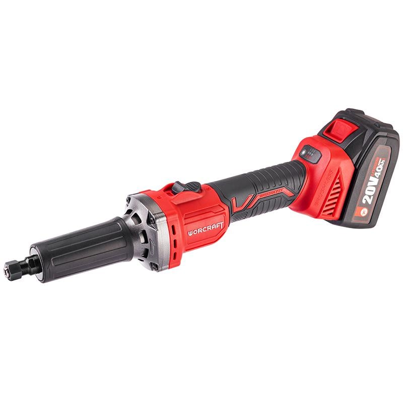 Шліфувальна машинка акумуляторна безщіткова Worcraft CDG-S20LiB з акумулятором 4А і зарядним патрон 0,6 мм (43232) - фото 2