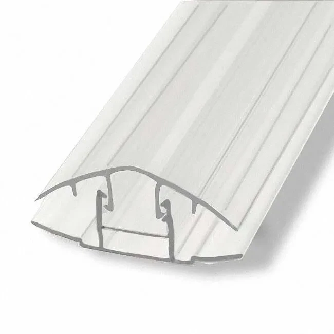 Поликарбонатный профиль соединительный Terner Plast крышка база CUP+НСР 6000х4-10 мм Прозрачный (2099699341)