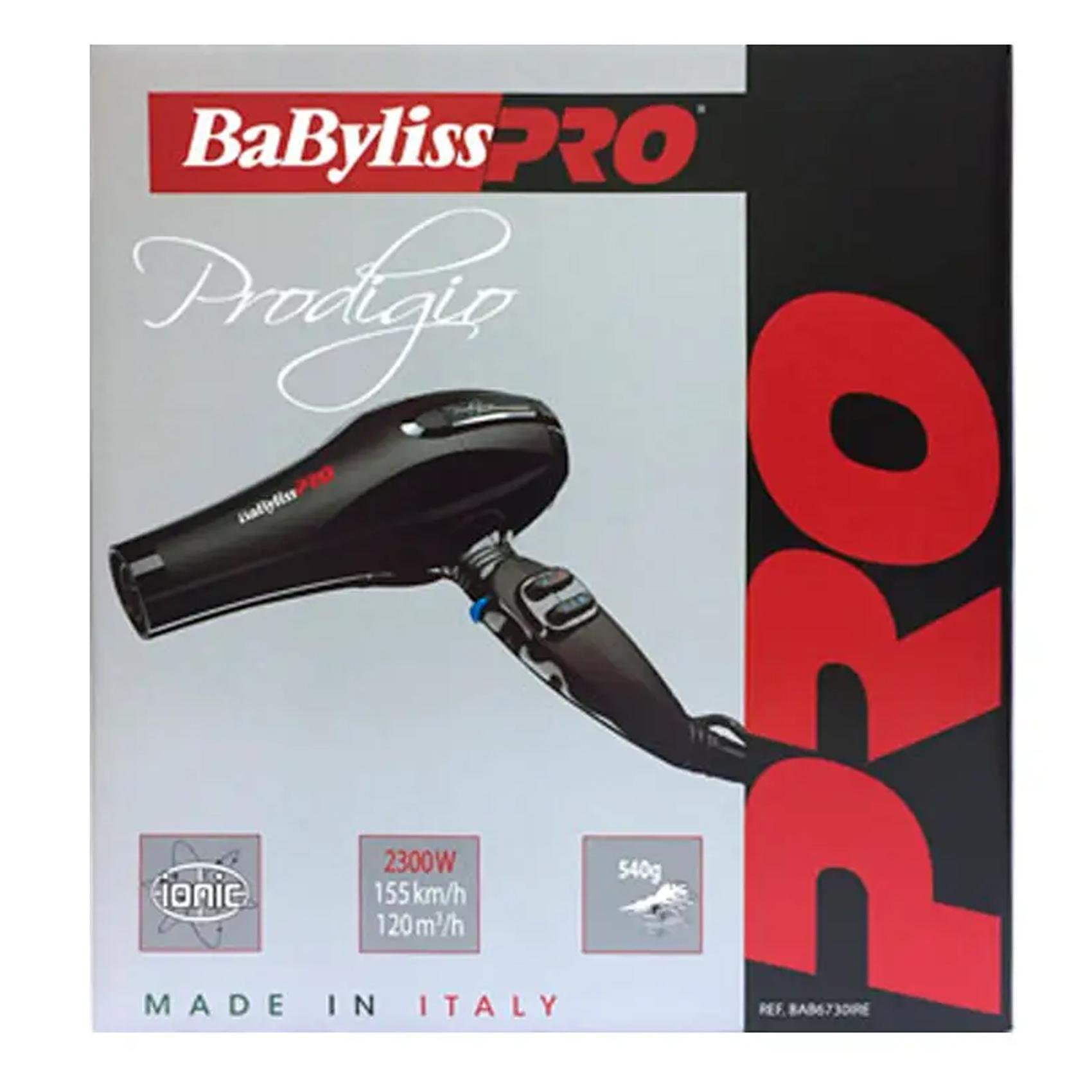 Фен для волосся BaByliss PRO BAB6730IRE Prodigio Ionic 2300 Вт Чорний (5678) - фото 3