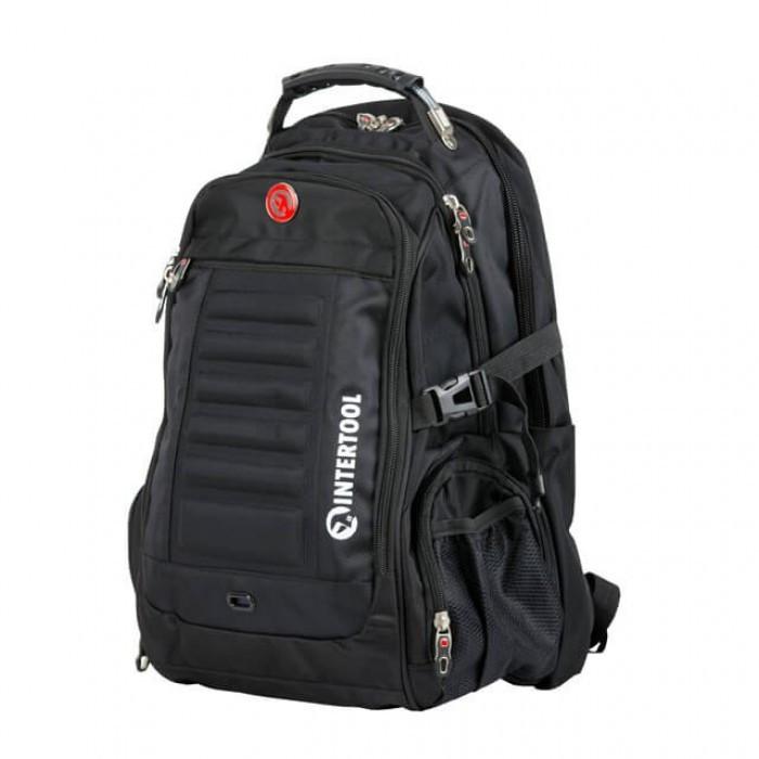 Рюкзак Intertool BX-9020 на 3 отделения с USB и AUX выходами 20 л