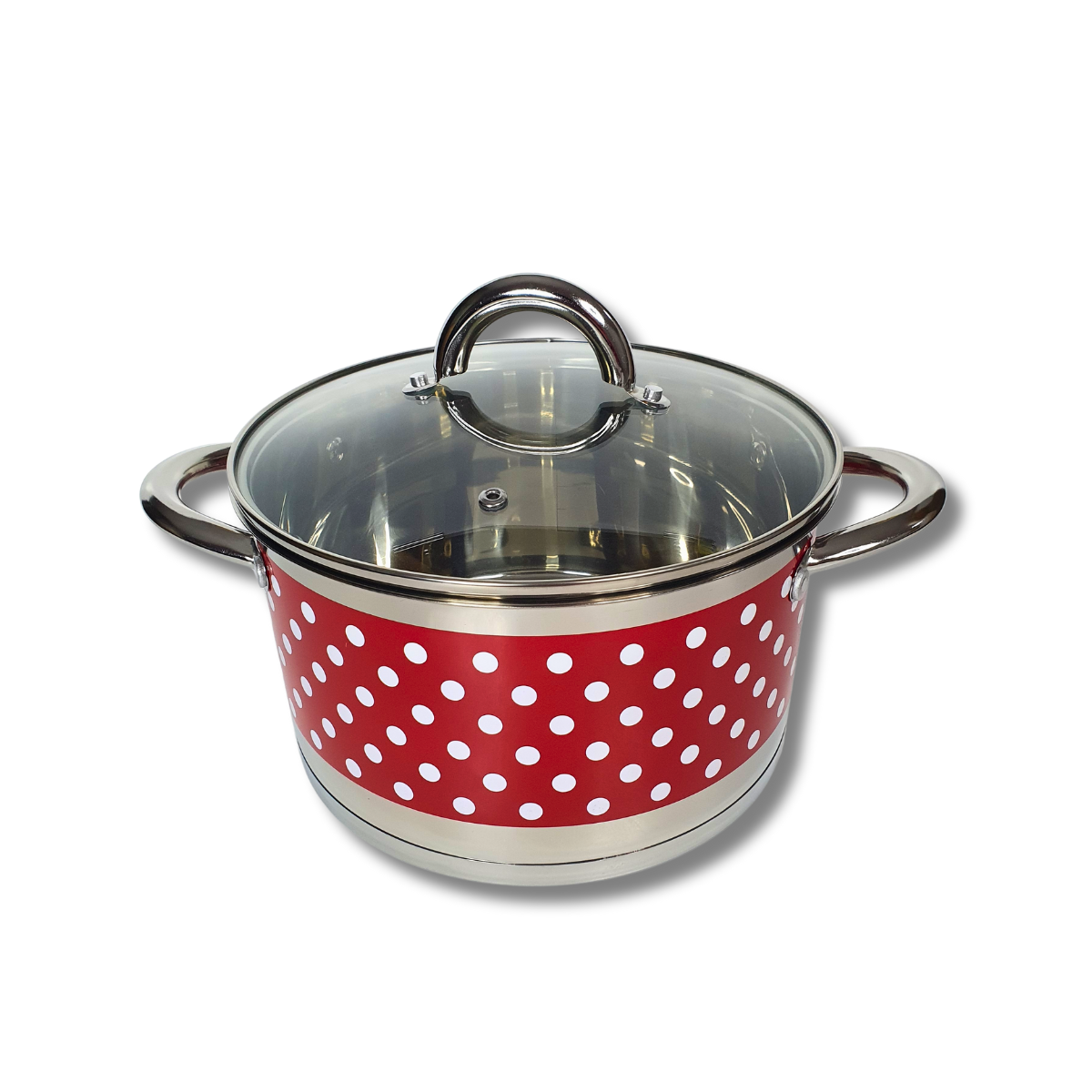 Каструля з нержавіючої сталі German Family GF-2032 з товстим дном 4,7 л Червоний (GF-2032) Каструля з нержавіючої сталі German Family GF-2032 з товстим дном 4,7 л Червоний (GF-2032)