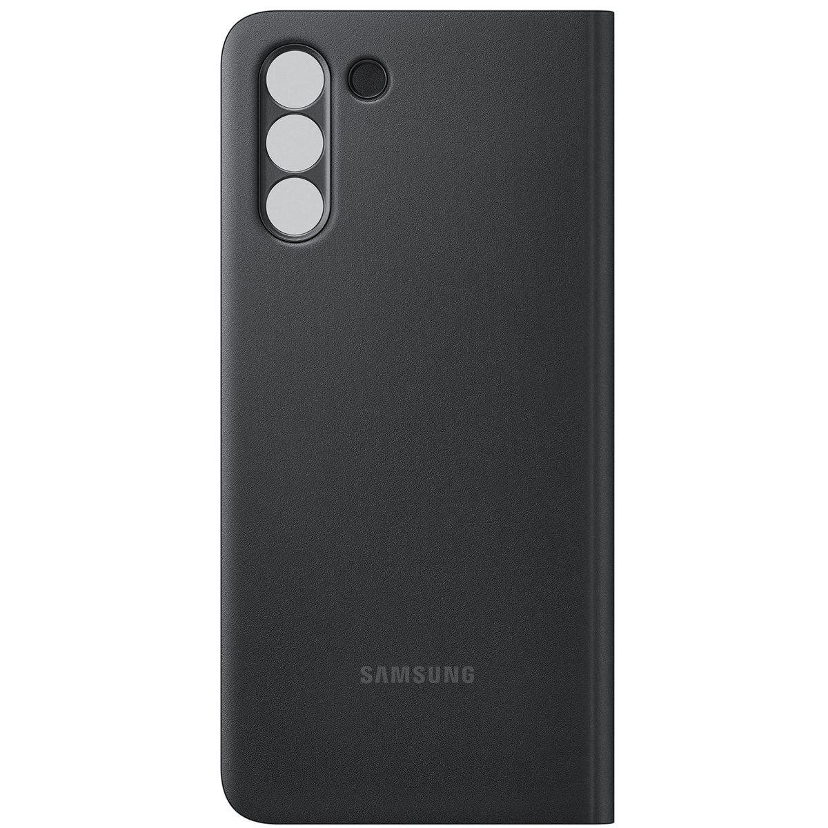 Чехол-книжка S-View Clear View Flip Cover EF-ZG996CBEGRU для Samsung Galaxy S21 Plus 5G 6.7" Черный - фото 3