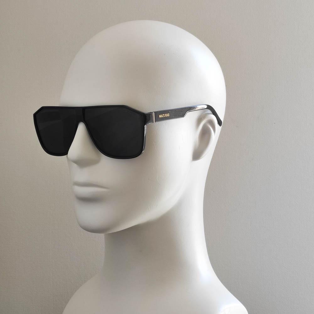 Солнцезащитные очки поляризованные 1879 Matlrxs Polarized Черный Глянцевый (47140)