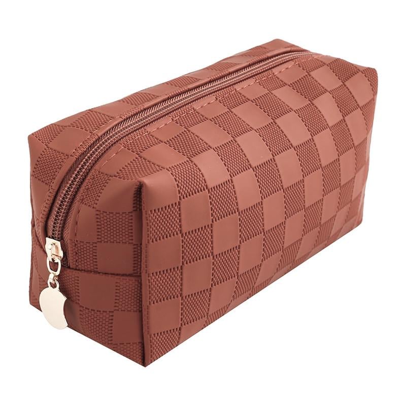 Косметичка женская дорожная Lesko 34030 Brown (24366588)