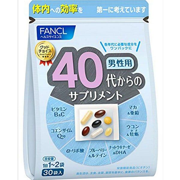 Комплекс витаминный для мужчин Fancl 40s Supplement for Men от 40 лет 30 шт. 30 дней (12351711) - фото 2