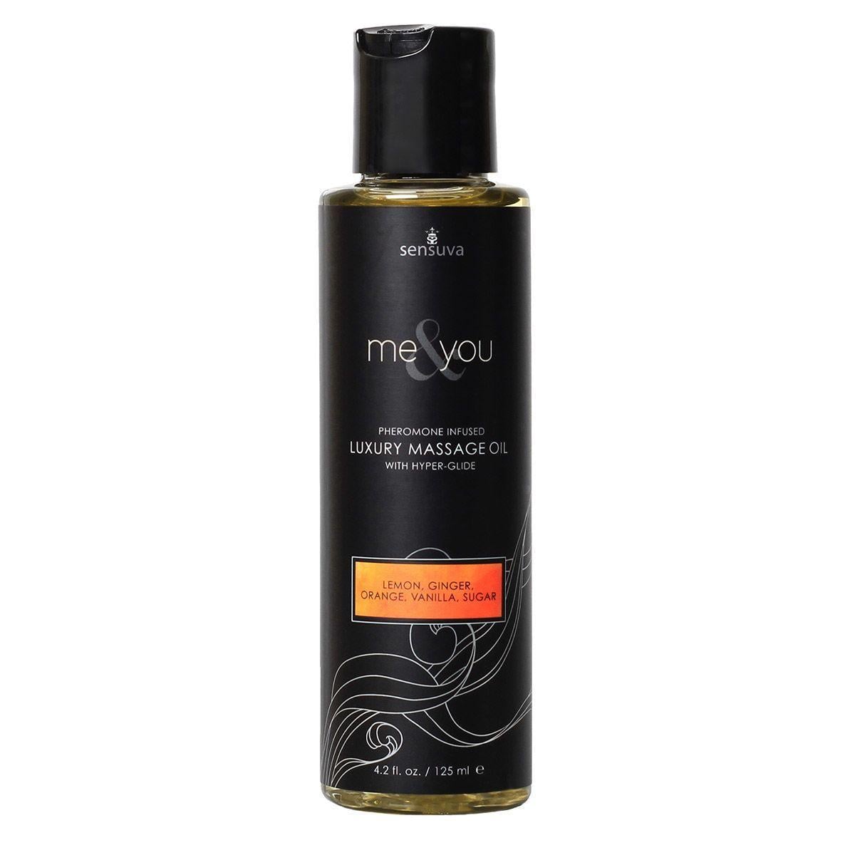 Масло массажное Sensuva Me&You Lemon/Ginger/Orange/Vanilla&Sugar 125 мл