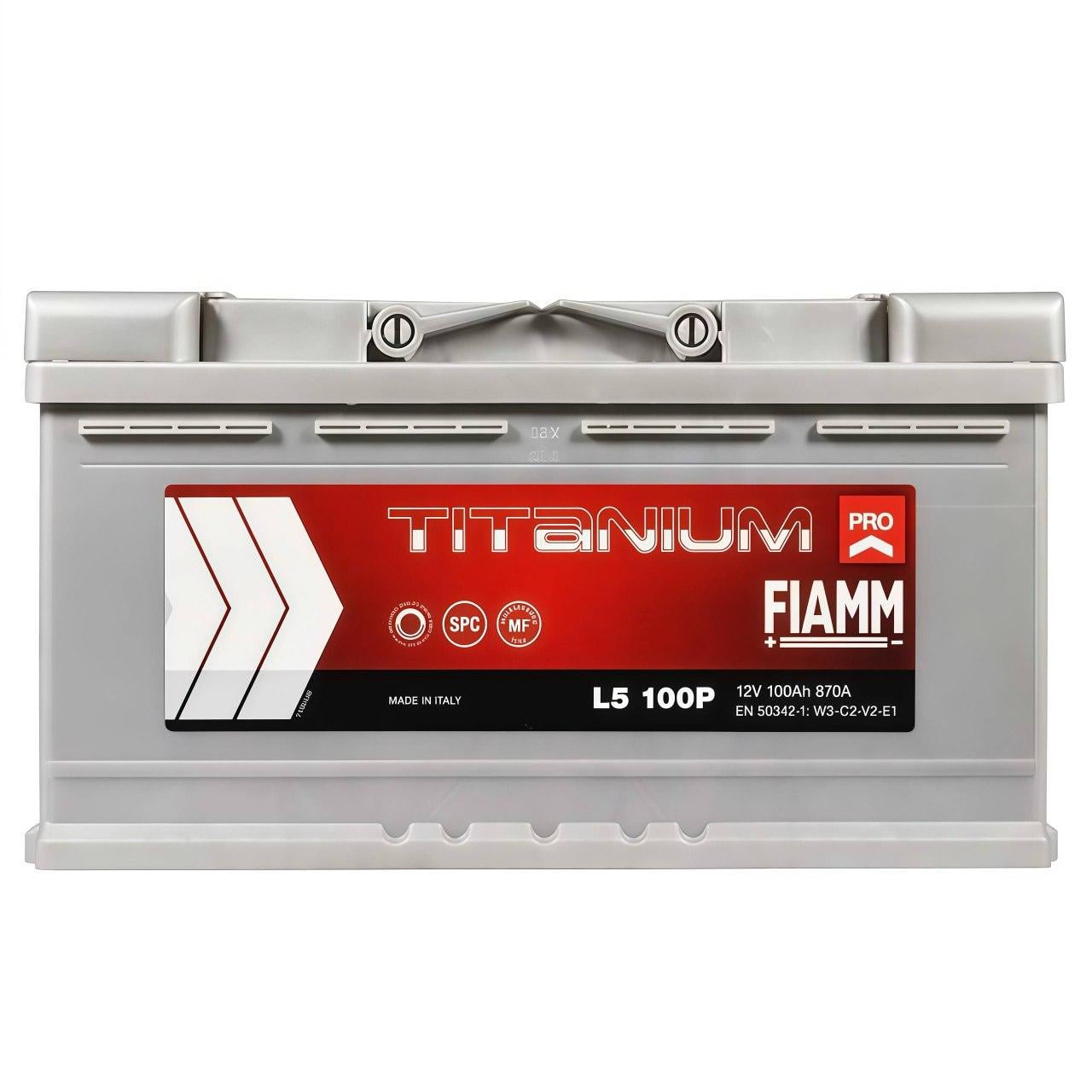 Акумулятор автомобільний Fiamm 100 Ah 870A R+ 12V (3139724681) Акумулятор автомобільний Fiamm 100 Ah 870A R+ 12V (3139724681)