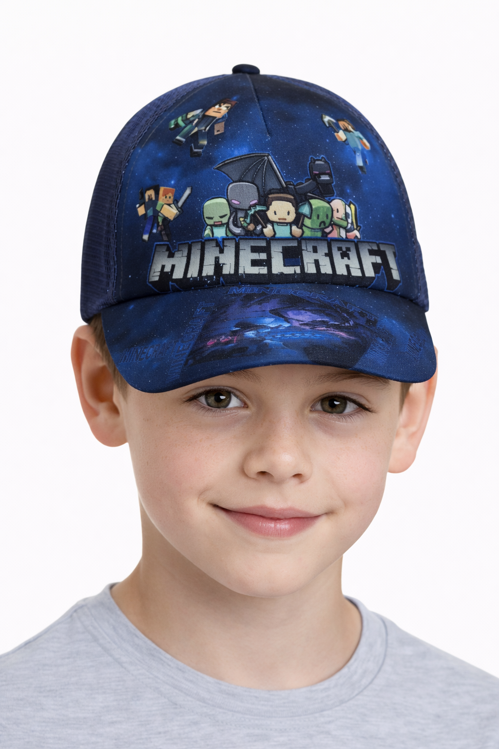 Бейсболка Майнкрафт для мальчика 54-56 см (33540095)