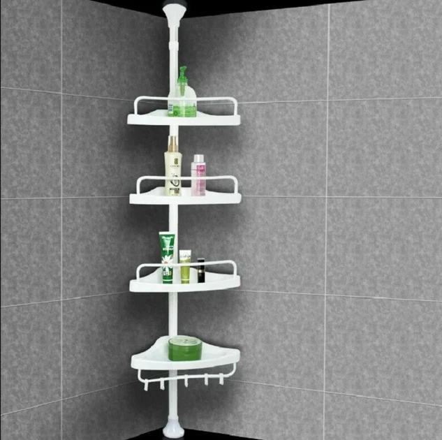 Полка угловая для ванной комнаты Multi Corner Shelf GY-188 4 яруса этажерка в ванную